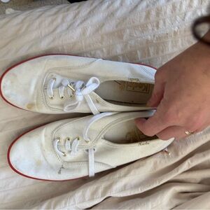 Keds Red and White Sneakers
